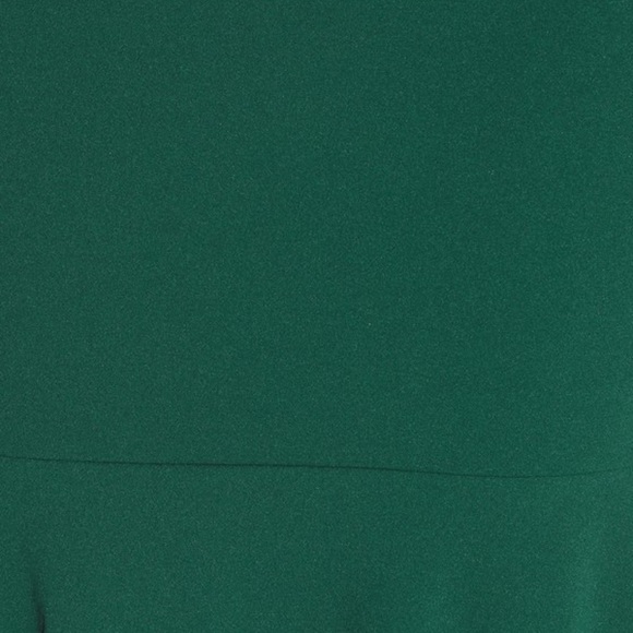 LULU'S SZ XL Tier and There Hunter Green Tiered Trumpet Hem Maxi Dress NEW B124 - Picture 4 of 5